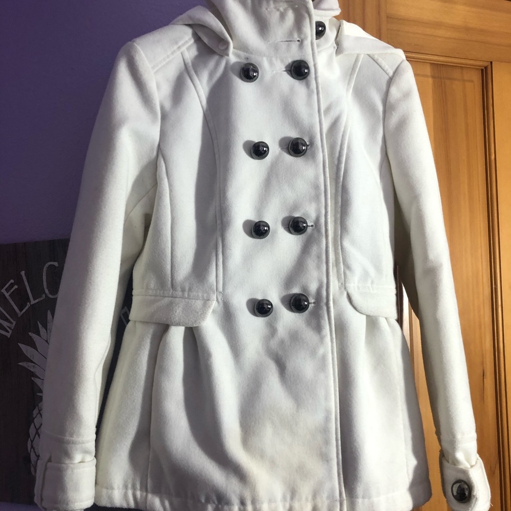 White winter coat